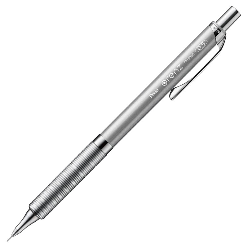 Pentel Orenz Metallic Mechanical Pencil Silver 0.5mm - Al Masam Stationery LLC Main image