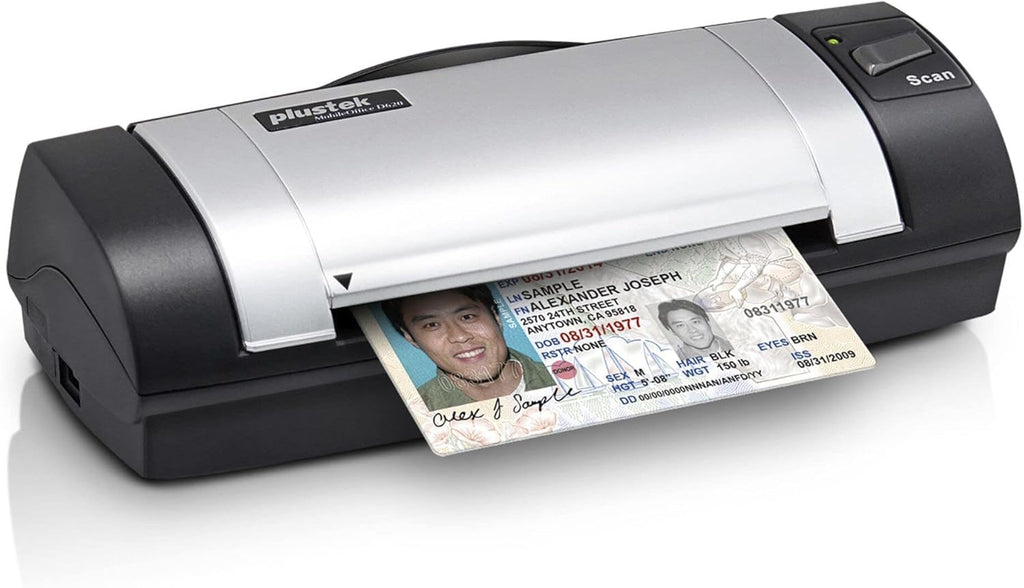 PLUSTEK MobileOffice D620 Duplex ID Card Scanner for Banks, Clinics & Front Desks