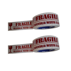 Apac Fragile Handle With Care Tape 2 inch x 100 yards| 36 rolls per carton
