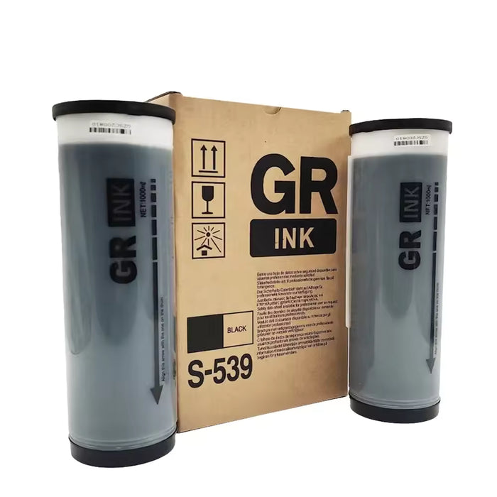 RISO Black HD Ink 1000ml for Sharp High-Density Risograph Printing - Al Masam Stationery LLC - Printer Media - Printer Media