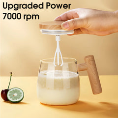 ELMAS Self Stirring Coffee Cup Electric Mixing Mug 400ml - Al Masam Stationery LLC