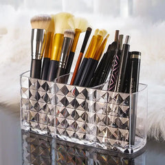 ELMAS Transparent Lipstick Acrylic Makeup Brush Storage Box - Al Masam Stationery LLC