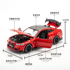 ELMAS 1:32 BMW M4 Coupe Sports Car Diecast Model Gift - Al Masam Stationery LLC