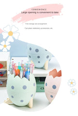 ELMAS Fun Dinosaur Egg Pen Holder & Organizer