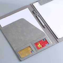 ELMAS Executive A4 Leather Padfolio Organizer Clipboard - Al Masam Stationery LLC