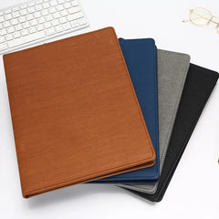 ELMAS Premium A4 PU Leather Clipboard Organizer - Al Masam Stationery LLC