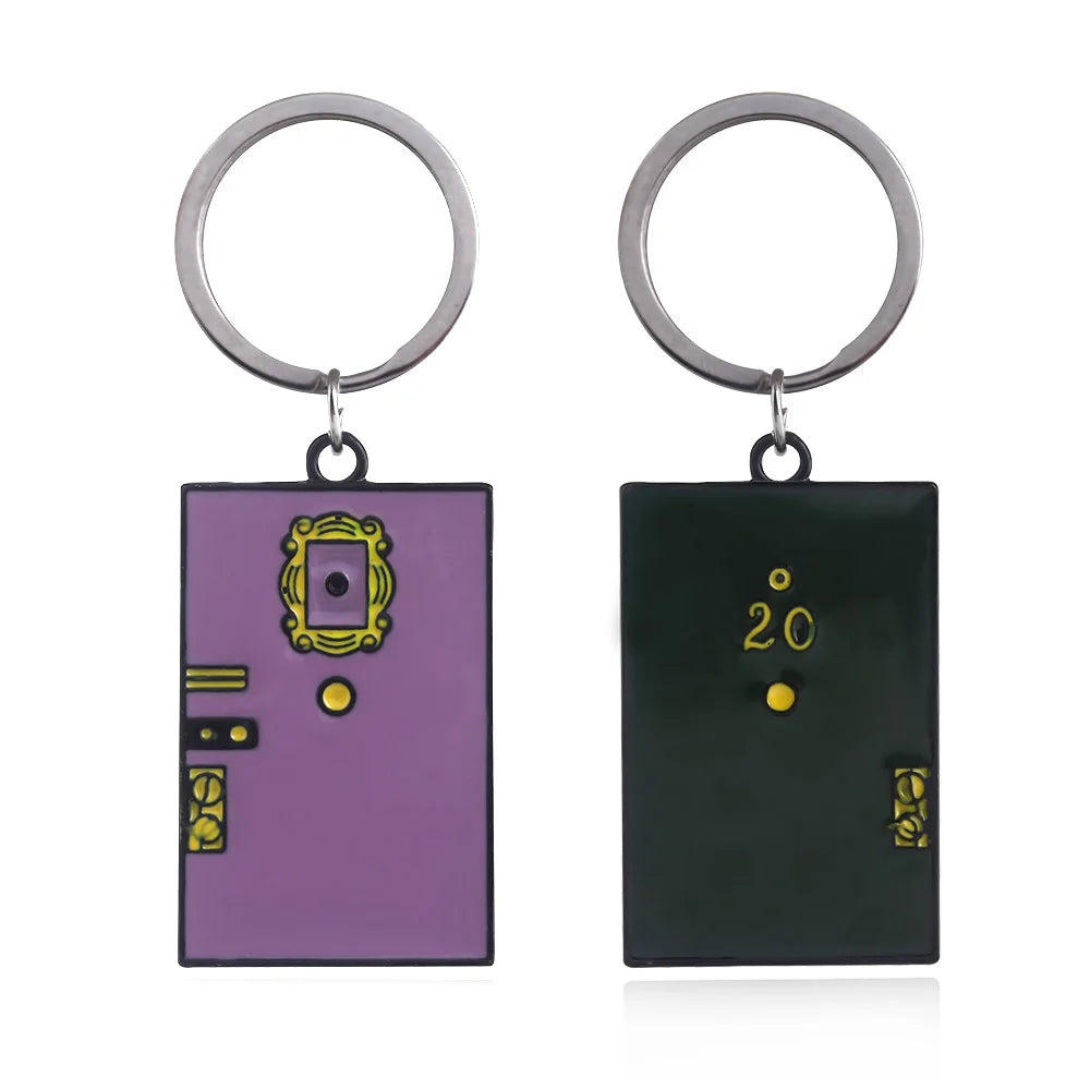 ELMAS Friends Monica's Door Keychain Central Perk Keyring - Al Masam Stationery LLC