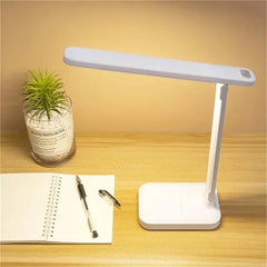 ELMAS Touch Dimmable LED Foldable Desk Lamp with USB Charging