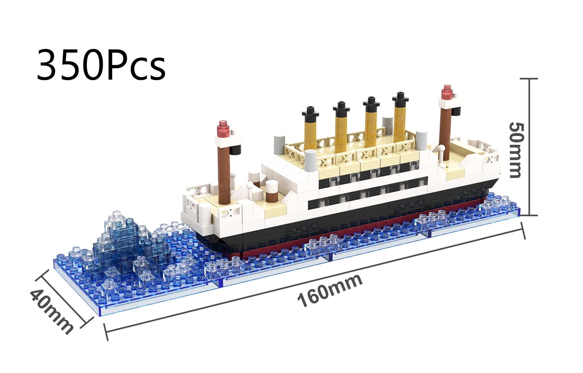 ELMAS Titanic Building Block Puzzle Toy for Kids - Al Masam Stationery LLC