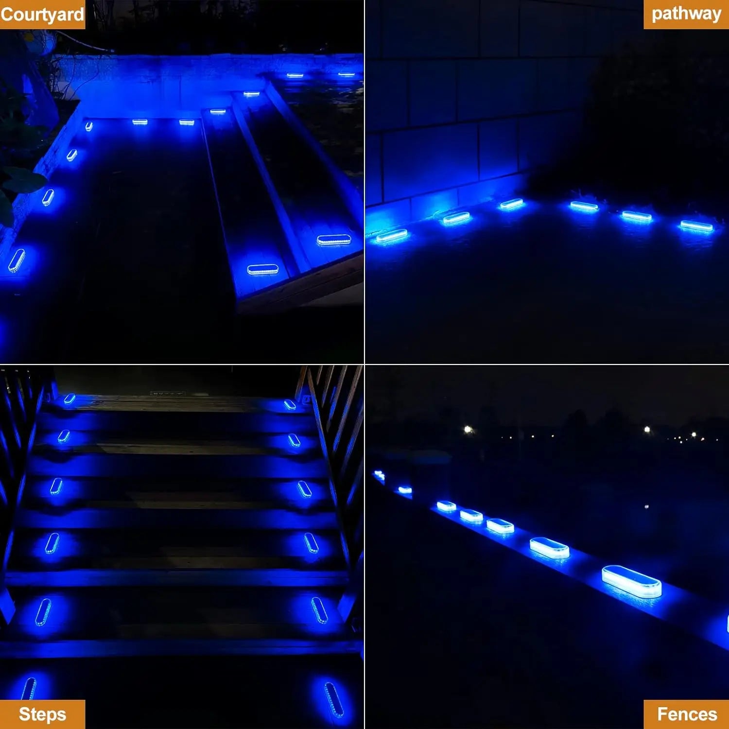 ELMAS Solar Stair Lamp - Waterproof LED Deck Light - Al Masam Stationery LLC