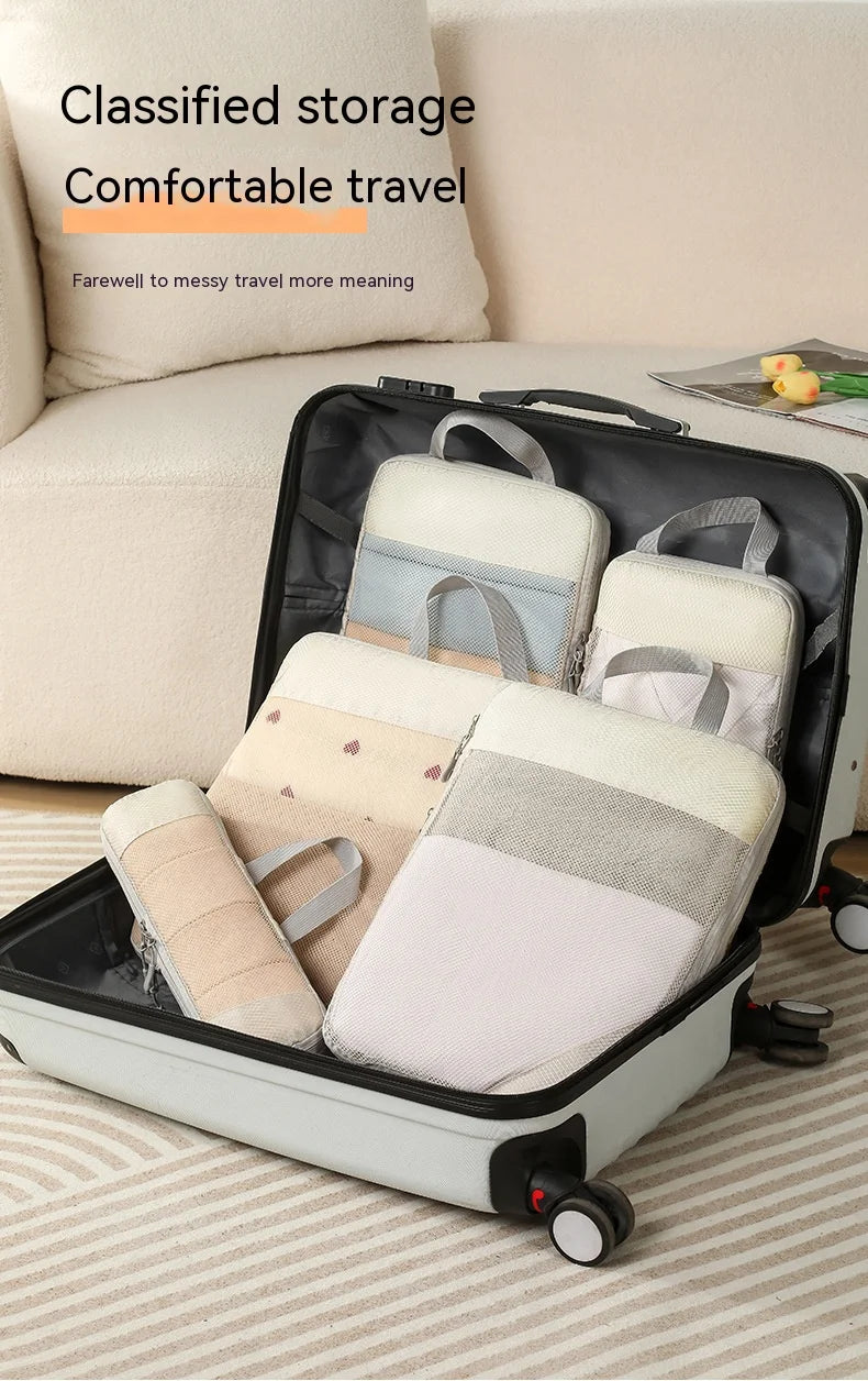 ELMAS Compression Packing Cubes for Travel Organizers - Al Masam Stationery LLC