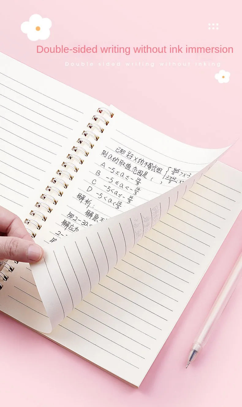 ELMAS Cute A5 Coil Notebook for Stylish Students - Al Masam Stationery LLC