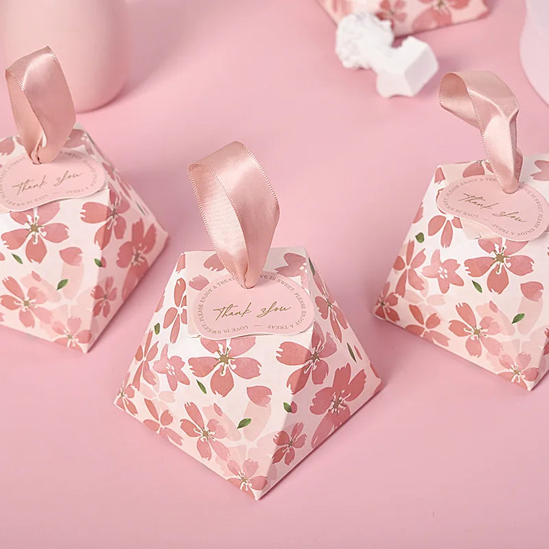 ELMAS 10-100Pcs Diamond Shape Paper Gift Boxes for Events - Al Masam Stationery LLC