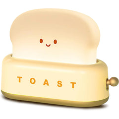 ELMAS Kawaii Bread Toast LED Night Light for Home Decor