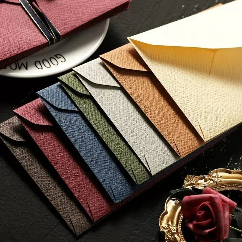 ELMAS 10pcs Window Envelopes for DIY Gift Packaging - Al Masam Stationery LLC