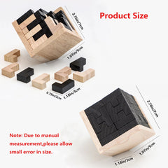 ELMAS 3D Wooden Puzzles IQ Toy 54pcs Educational Game - Al Masam Stationery LLC