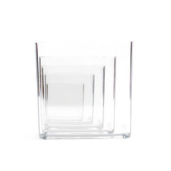 ELMAS Cube Acrylic Fully Transparent Display Box - Al Masam Stationery LLC