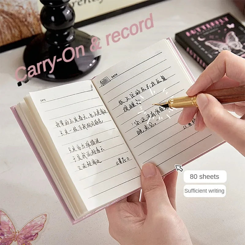 ELMAS High-Grade Butterfly A7 Portable Notebook for Students - Al Masam Stationery LLC