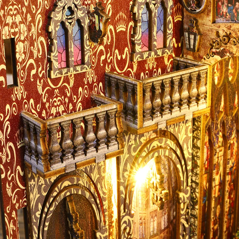 ELMAS Creative 3D Puzzle Dollhouse Bookshelf Set - Al Masam Stationery LLC