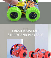 ELMAS Fun Pull Back Car Double-Side Shatter-Proof Toy - Al Masam Stationery LLC