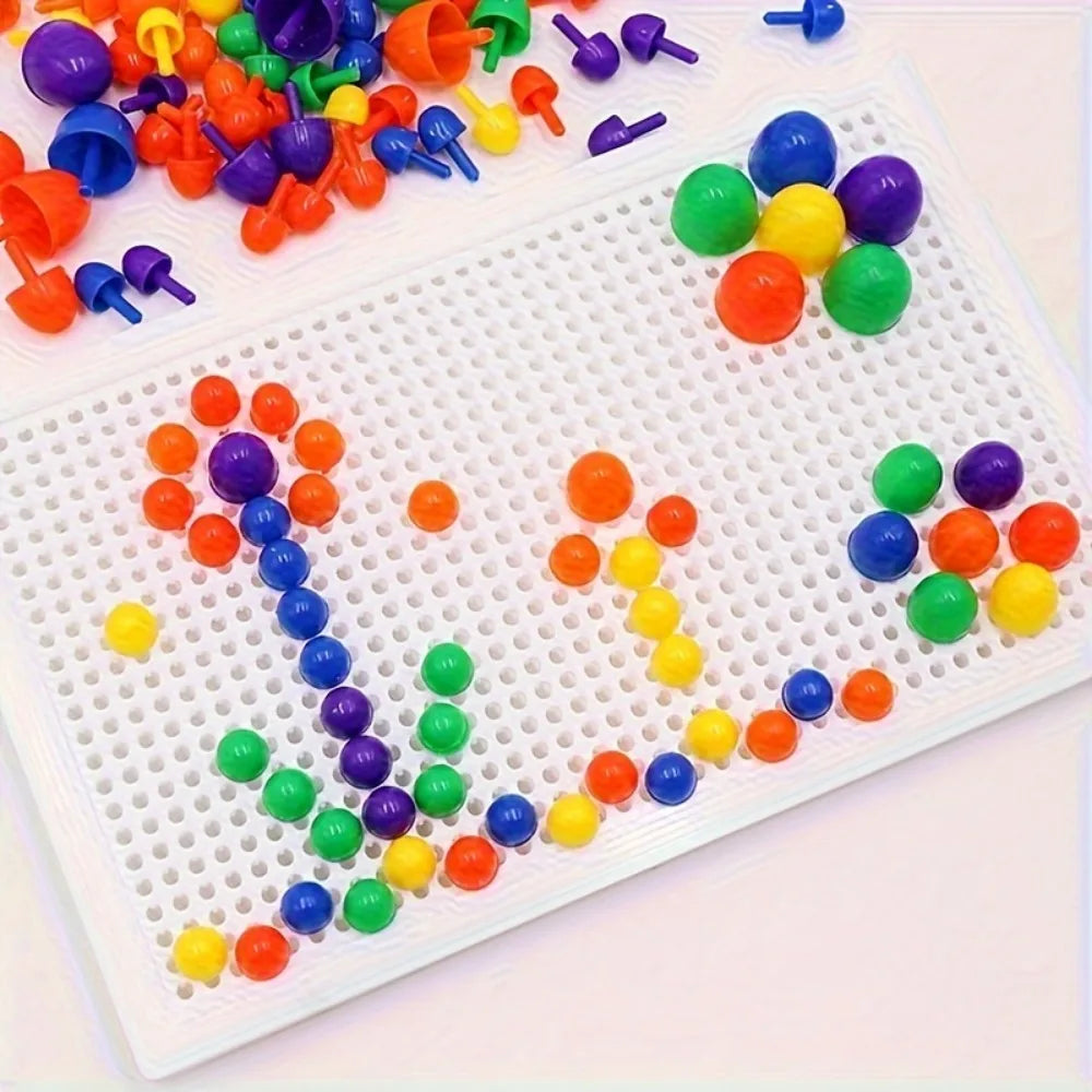 ELMAS Mushroom Nails Plate Creative Educational Toys - Al Masam Stationery LLC