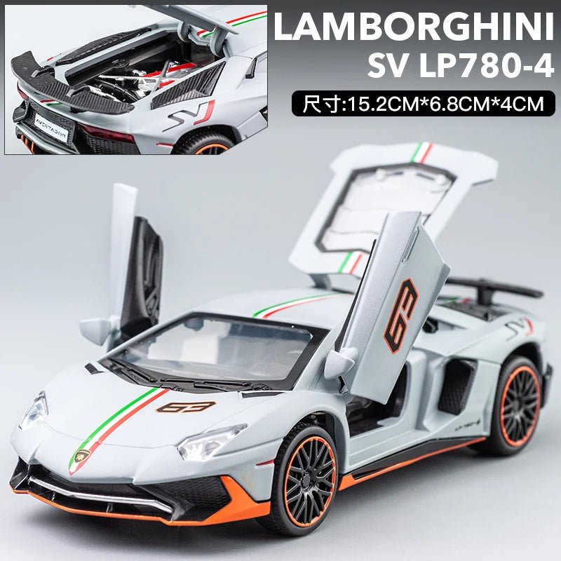 ELMAS 1:32 Lamborghini Aventador SVJ Diecast Model Car - Al Masam Stationery LLC