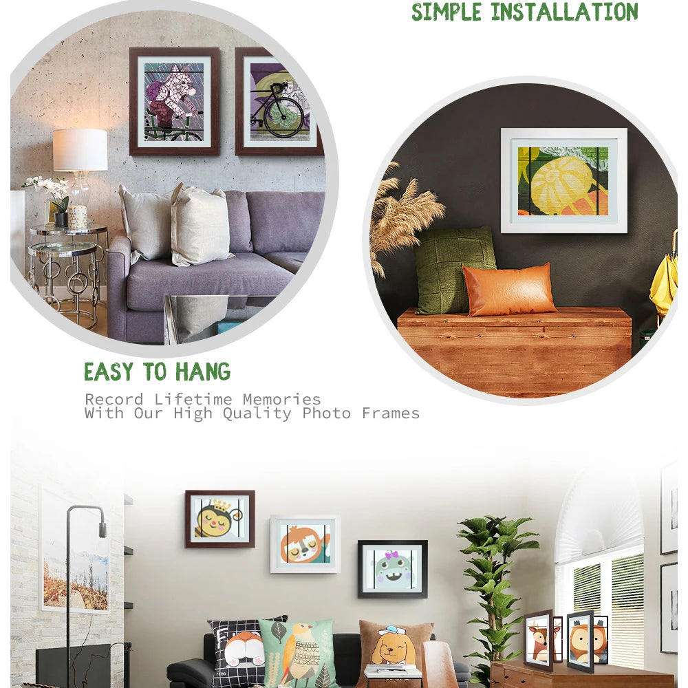 ELMAS Kids Art Frames Magnetic Front Open Changeable Display - Al Masam Stationery LLC