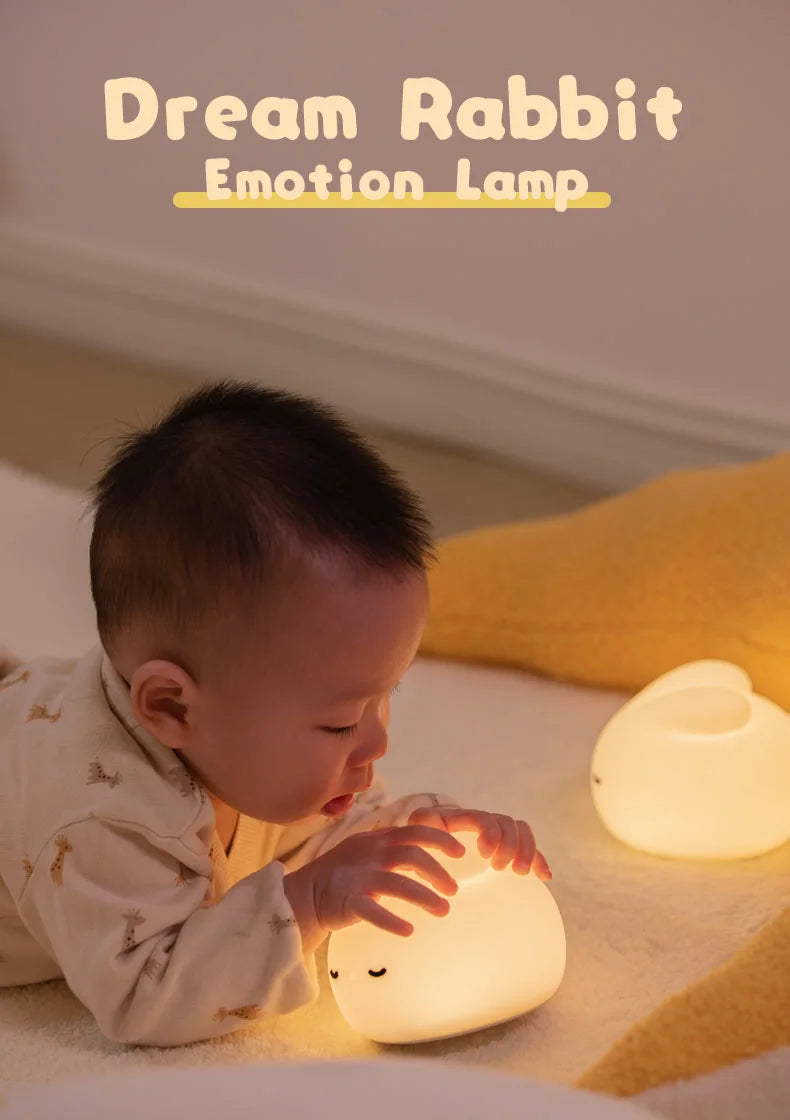 ELMAS Adorable Bunny Night Light for Kids' Rooms - Al Masam Stationery LLC