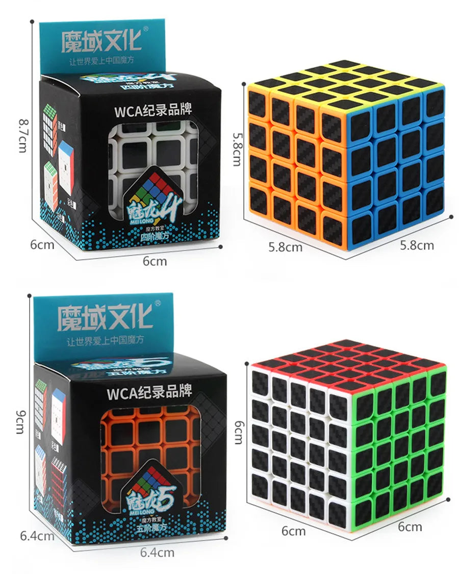 ELMAS Versatile Carbon Fiber Puzzle Cube Set for All Ages - Al Masam Stationery LLC