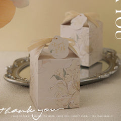 ELMAS Gift Boxes Wedding Favors Gardenia Flower Box