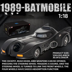 ELMAS 1:18 1989 Batmobile Die-cast Car with Batman Figure - Al Masam Stationery LLC