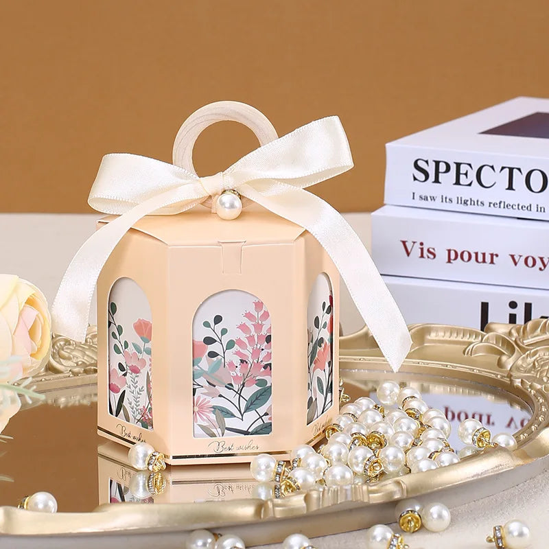 ELMAS Hexagon Flower Candy Gift Boxes for Kids Parties - Al Masam Stationery LLC