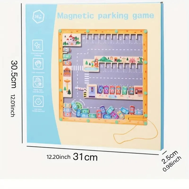 ELMAS Magnetic Alphabet Puzzle for Toddler Learning - Al Masam Stationery LLC