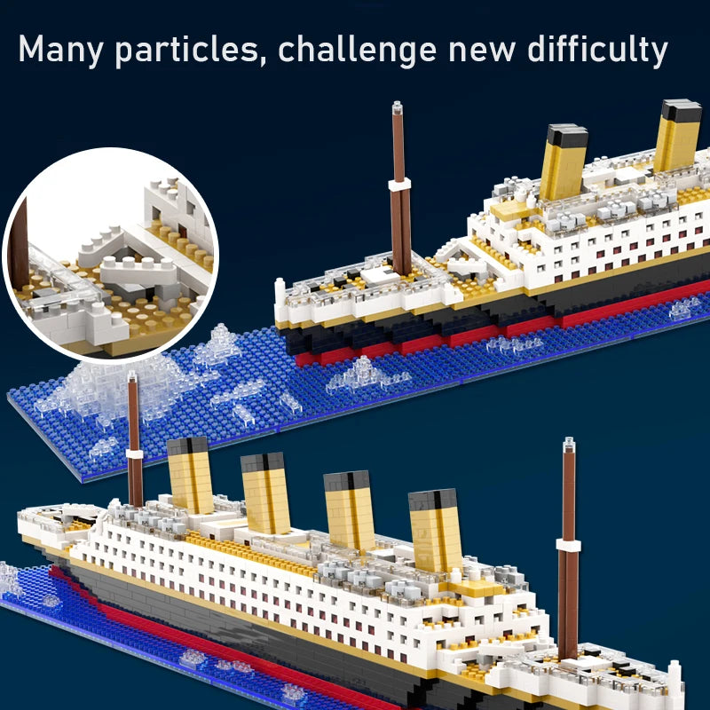 ELMAS Titanic Building Block Puzzle Toy for Kids - Al Masam Stationery LLC