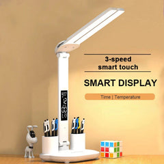 ELMAS Rechargeable LED Desk Lamp - Dimmable & Foldable Light