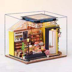 ELMAS Enchanting DIY Mini Dollhouse with LED Lights