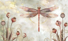 ELMAS Beibehang Custom Wallpaper Mural 3D Floral Design - Al Masam Stationery LLC