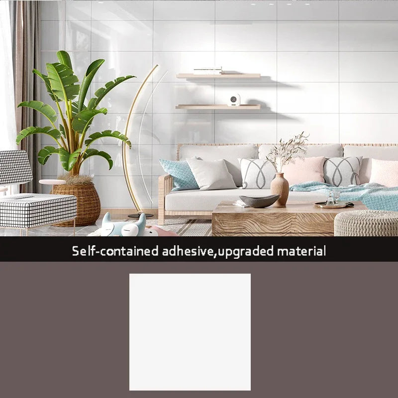 ELMAS 10pcs Waterproof Marble Floor Stickers Decor - Al Masam Stationery LLC