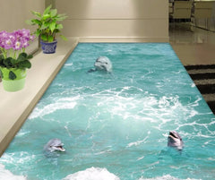 ELMAS Beibehang Custom 3D Non-Slip PVC Floor Sticker - Al Masam Stationery LLC