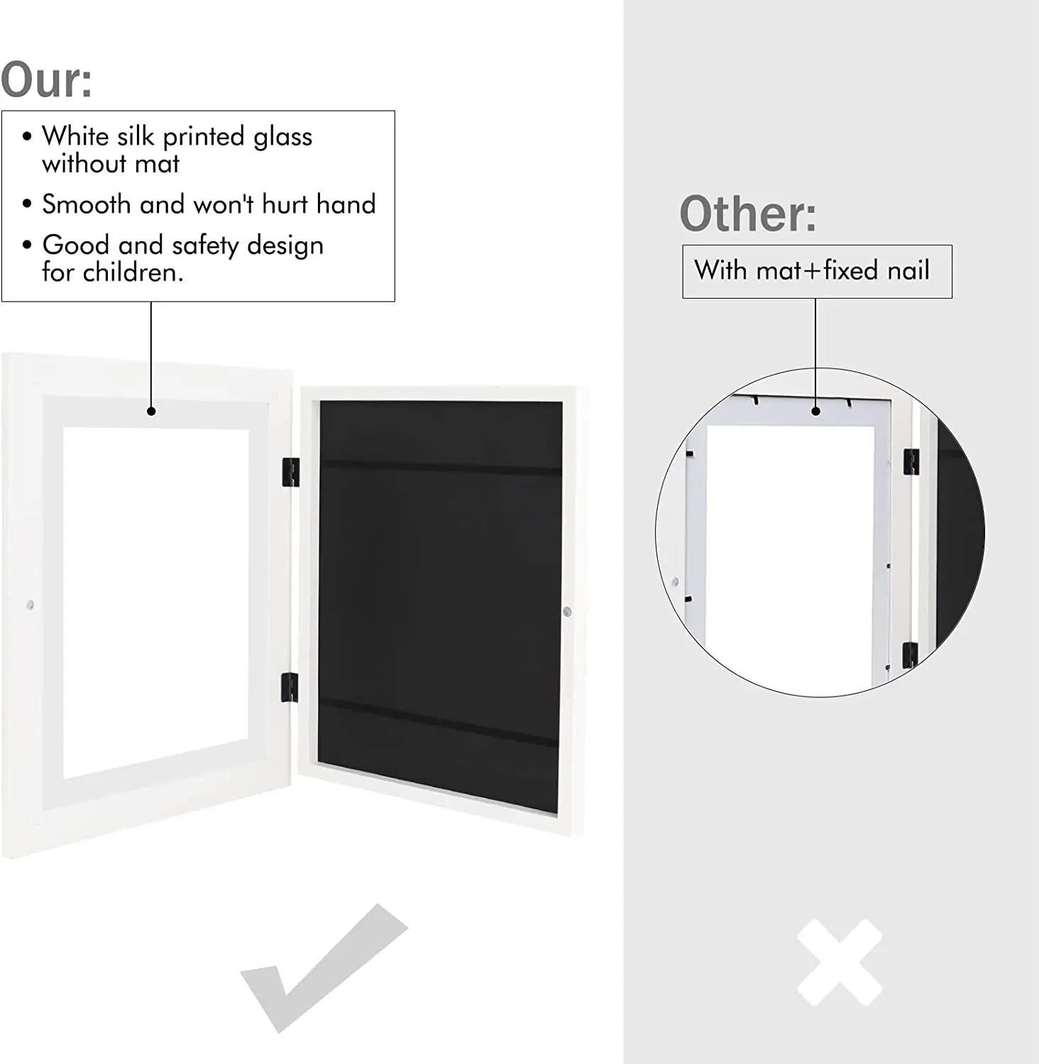 ELMAS Kids Art Frames Magnetic Front Open Changeable Display - Al Masam Stationery LLC