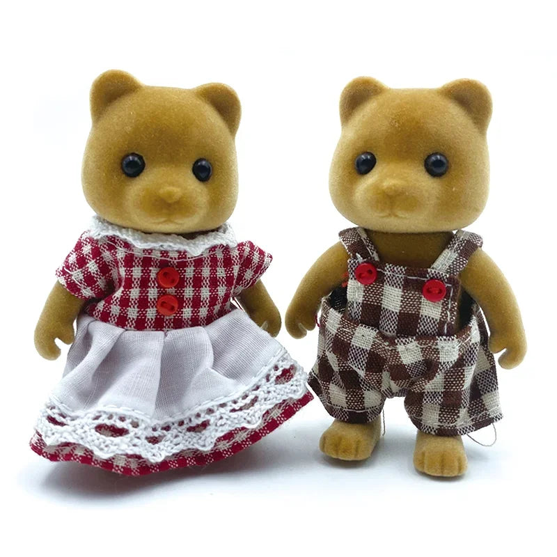 ELMAS Enchanted Forest Animal Family Dollhouse Set - Al Masam Stationery LLC