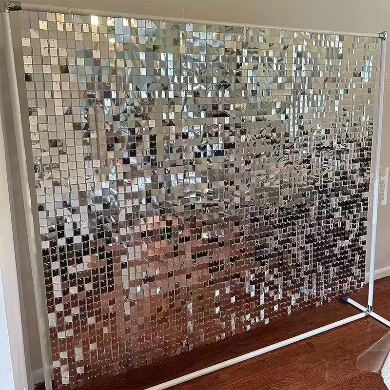 ELMAS Transparent 6/12/24Pcs Glitter Sequins Wall Panels - Al Masam Stationery LLC