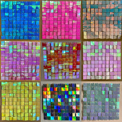 ELMAS Transparent 6/12/24Pcs Glitter Sequins Wall Panels - Al Masam Stationery LLC