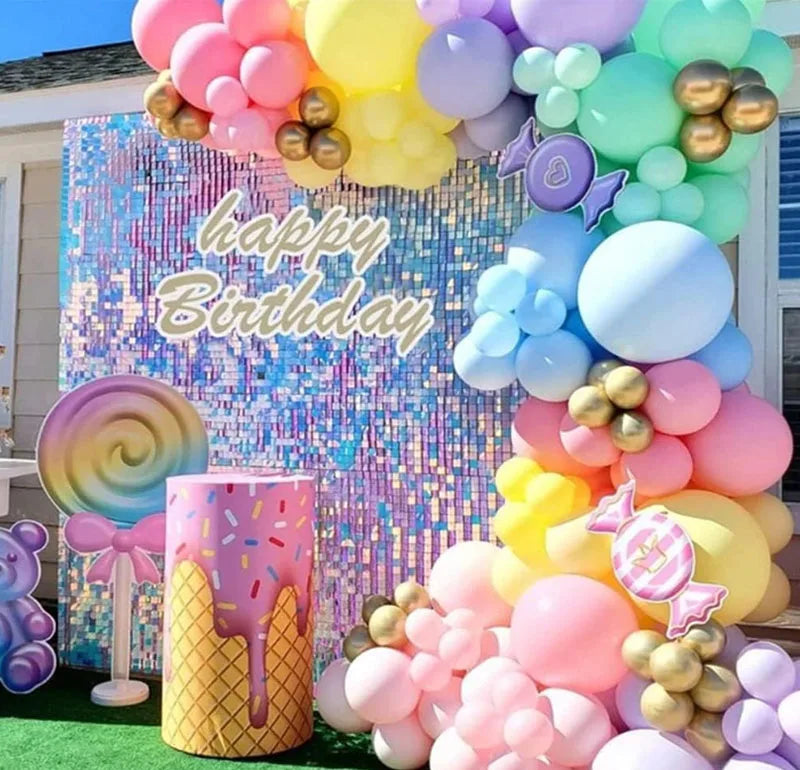 ELMAS Light Golden Shimmer Wall Panels for Events - Al Masam Stationery LLC