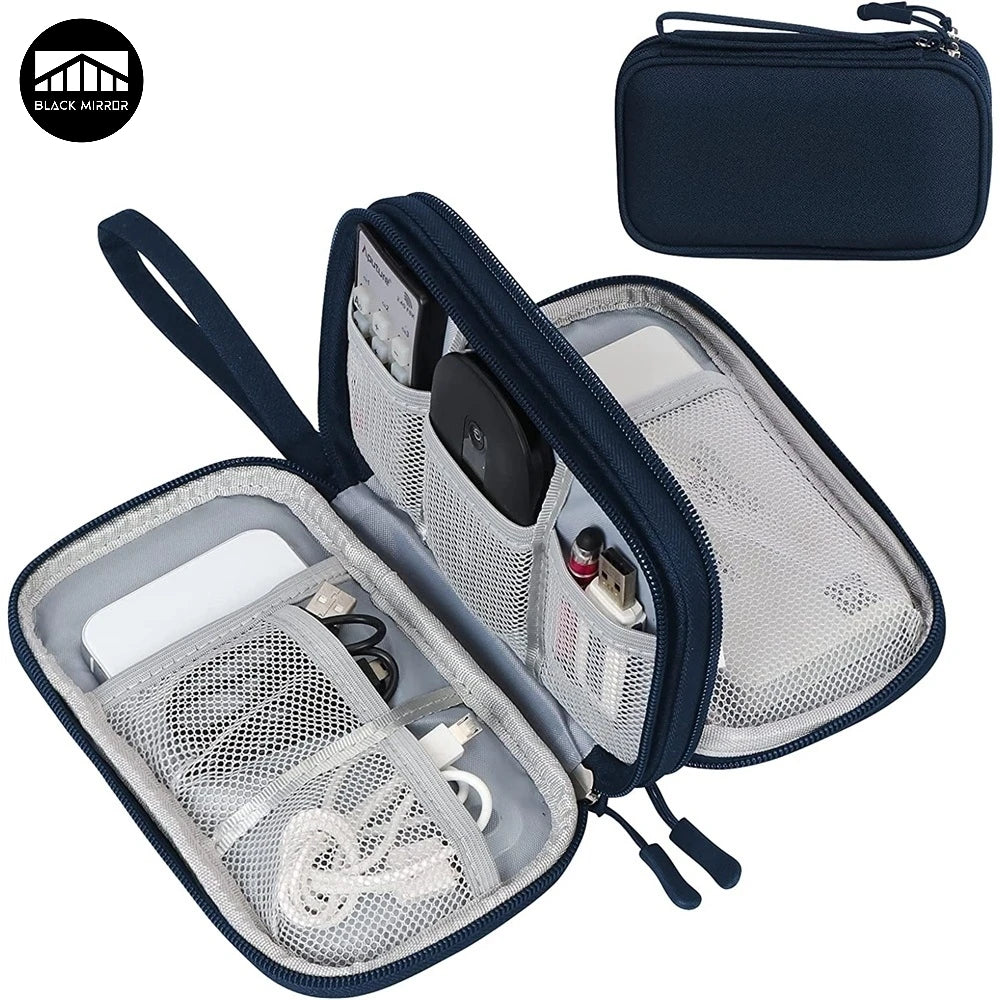 ELMAS Travel Organizer Portable Waterproof Double Layers Storage - Al Masam Stationery LLC