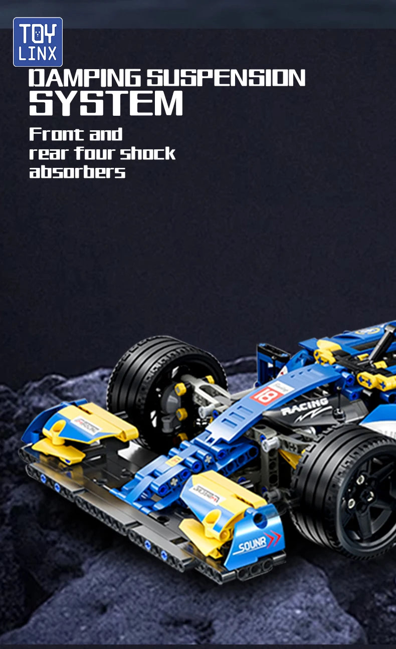 ELMAS ToylinX F1 RC Race Cars Building Sets Christmas Gift - Al Masam Stationery LLC