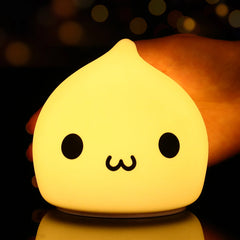 ELMAS Adorable Cat Night Light - 7-Color Touch Lamp