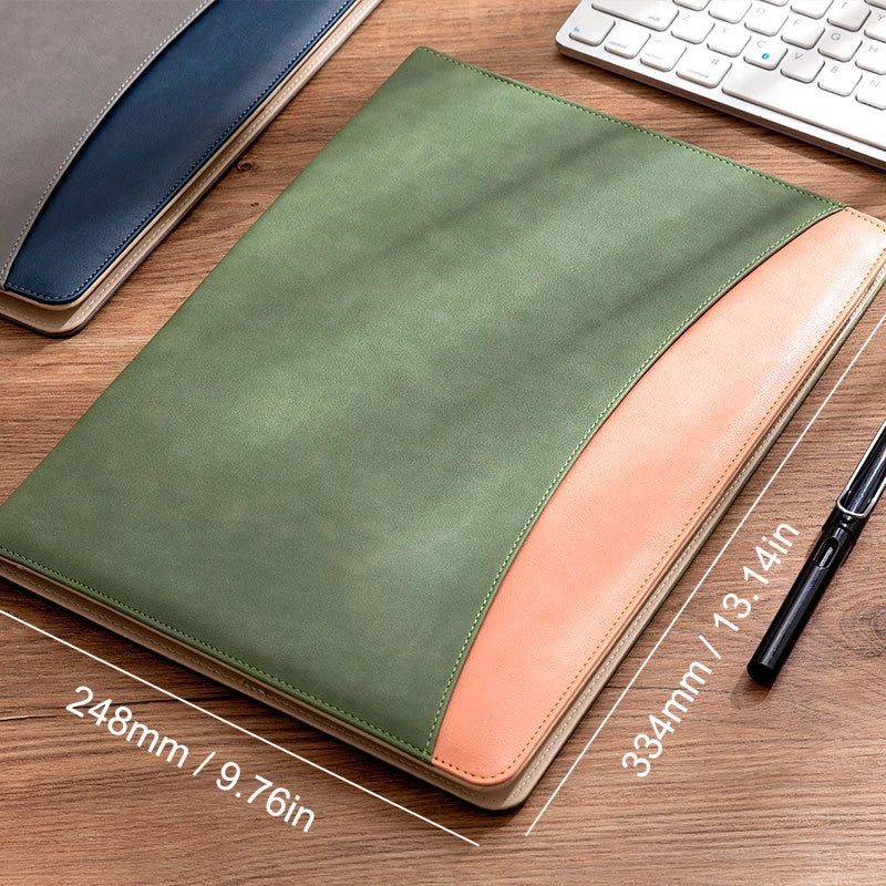 ELMAS Elegant A4 PU Leather Clipboard Folder for Office - Al Masam Stationery LLC