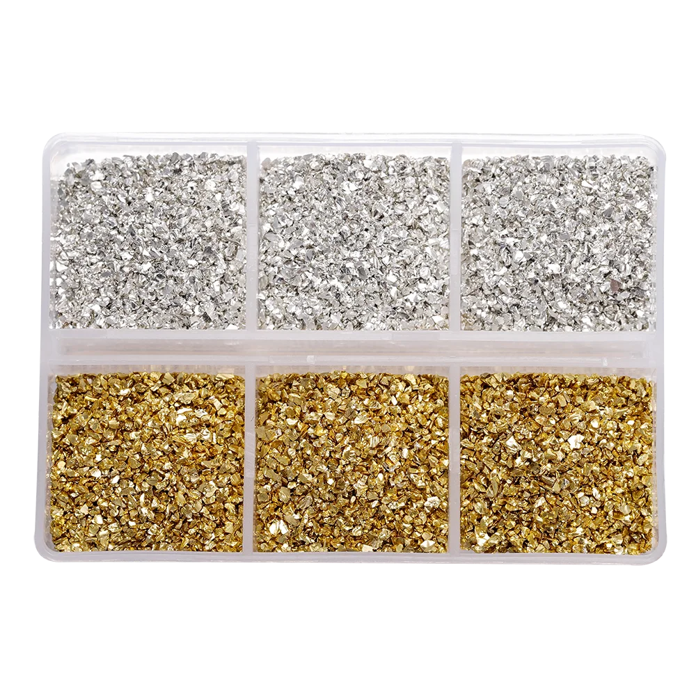 ELMAS Crushed Glass Stones for DIY Resin Crafts & Nail Art - Al Masam Stationery LLC