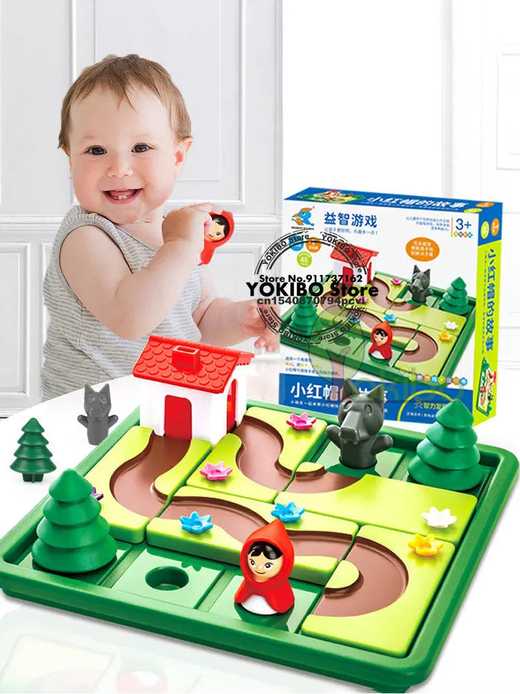 ELMAS Little Red Riding Hood IQ Training Puzzle Game - Al Masam Stationery LLC